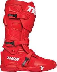 Thor Radial MX Boots Red