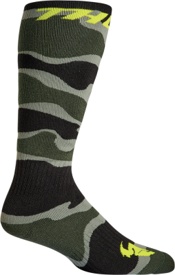 THOR SOCK MX CAMO GREEN/ACID