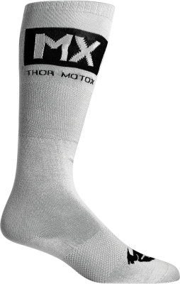 THOR SOCK MX COOL GRAY/BLACK (6-9)