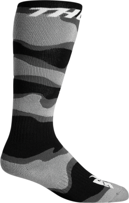 THOR SOCK YOUTH MX CAMO GREY/WHITE (1-6)