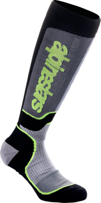 ALPINESTARS SOCK MX PLUS BLACK/GRAY/YELLOW