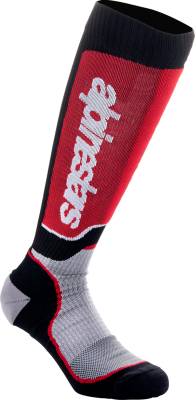 ALPINESTARS SOCK MX PLUS BLACK/RED/GRAY