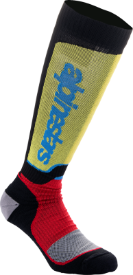 ALPINESTARS SOCK MX PLUS BLACK/RED/BLUE