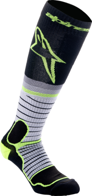 ALPINESTARS SOCK MX PRO BLACK/GRAY/YELLOW