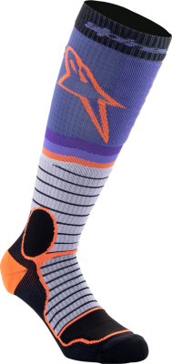 ALPINESTARS SOCK MX PRO PURPLE/BLACK/GRAY