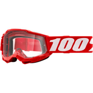 100% Accuri 2 Youth Goggle Red - Clear lens