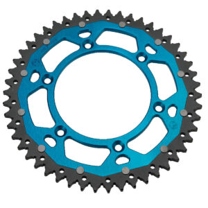 Moose Racing dual ring rear sprocket KTM Z52 Blue