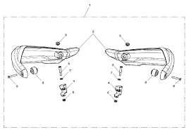 Triumph Handguard Moulding Pair