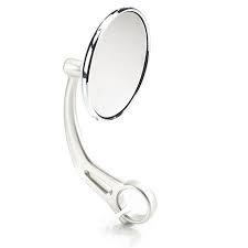 Triumph Bar End Mirror Clear Anodised