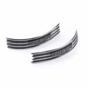 Triumph 4 Bar Tank Badge – Chrome - Bonneville T100/120