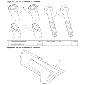 Triumph Expanding clamp kit Tiger 800