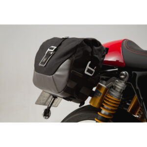 SW-Motech Legend Gear side bag system LC Black Edition Triumph Thruxton 1200 /9.8L