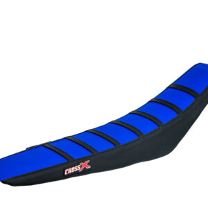 Cross X full traction seat cover Husqvarna blue/black