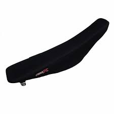 Cross X one colour seat cover Husqvarna black