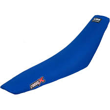 Cross X one colour seat cover Husqvarna blue