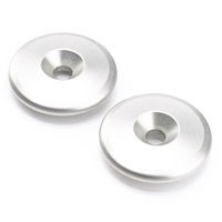 Triumph Bar End Finishers - Clear Anodised - Bonneville/Speed-Street Triple/Trident