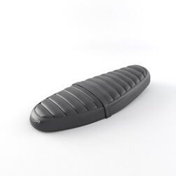 Triumph Bench Seat, Ribbed, Black Bonneville