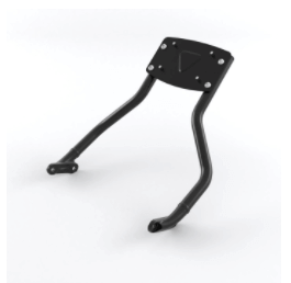 Triumph Upright Backrest kit Black T100/120