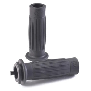 Triumph Gummy Grip Kit, D25.4, Black - Bonneville/Bobber/Thruxton/Speedmaster