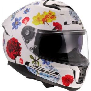 LS2 FF808 Stream 2 Flowers white helmet (S)