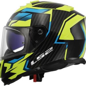 LS2 FF800 Storm 2 Tracker black H-V Yellow helmet (L)