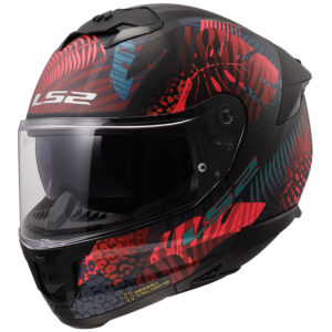 LS2 FF808 Stream 2 Jungle Matt Black Pink Blue helmet (S)