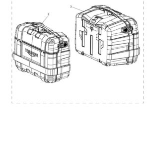 Alternative view of Triumph Trekker 2 Box Pannier kit Tiger 1200