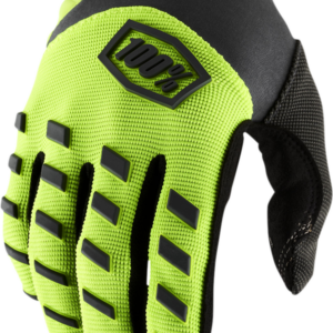 100% Airmatic gloves Fluo-Yellow/black