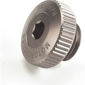 Triumph Oil Filler Cap Machined Gunmetal - All Bonnevilles