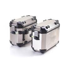 Triumph Pannier Aluminium Kit Silver Tiger 900