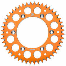Bud racing aluminium rear sprocket KTM 60/65 98'-> Z48 orange