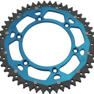 Moose Racing Dual rear sprocket Yamaha Blue 49T