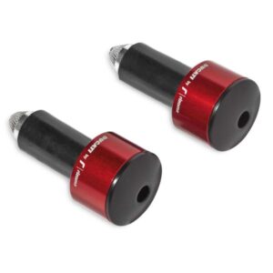 Ducati Billet aluminium handlebar balancing weights Monster/Plus/SP - Red 2