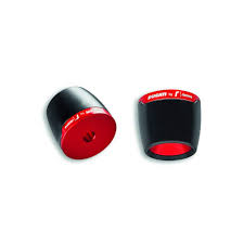 Ducati Billet aluminium handlebar balancing weights Monster/Plus/SP - Red