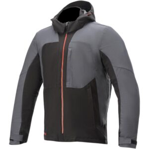 Alpinestars Stratos V2 Techshell Drystar Jacket Black/Ashaplt/Red (XL)