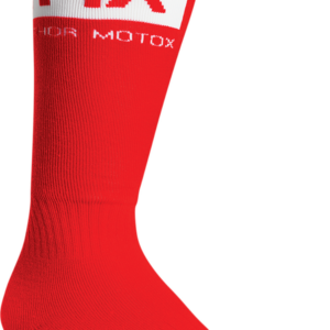 THOR SOCK YOUTH MX SOLID RED/WHITE (1-6)