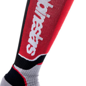 ALPINESTARS SOCK MX PLUS BLACK/RED/GRAY
