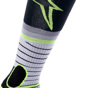 ALPINESTARS SOCK MX PRO BLACK/GRAY/YELLOW
