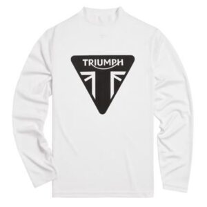 TRIUMPH RAPID DRY RACE T-SHIRT - WHITE