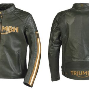 TRIUMPH BRADDAN AIR RACE JACKET RACING GREEN