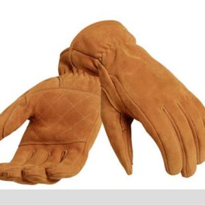 Triumph Brookdale gold suede gloves