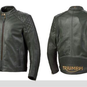 TRIUMPH BRADDAN JACKET RACING GREEN