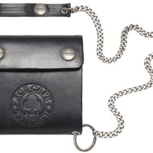Triumph ACE CAFE LEATHER WALLET WITH CHAIN