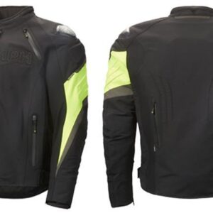 TRIUMPH TRIPLE SPORTS TRITECH JACKET - BLACK / FLURO
