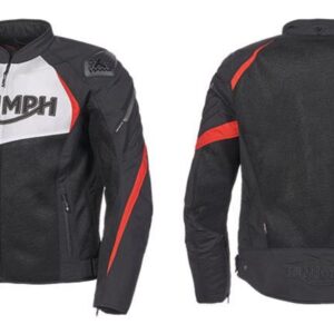 TRIUMPH TRIPLE SPORTS MESH JACKET BLACK / WHITE / RED