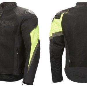 TRIUMPH TRIPLE MESH JACKET - BLACK / FLURO