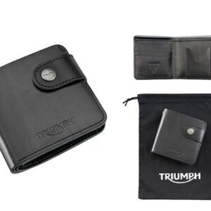 TRIUMPH SQUARE BIKER WALLET LEATHER