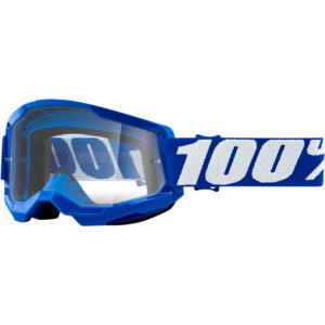 100% Strata 2 Goggle Blue - Clear Lens