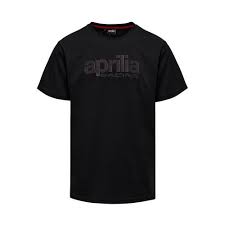 Aprilia ΜΠΛΟΥΖΑ T-SHIRT ΜΑΥΡΟ