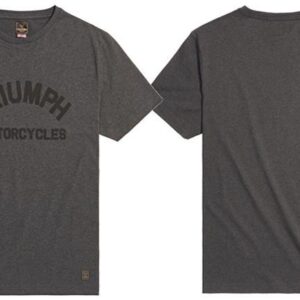 TRIUMPH BURNHAM T-SHIRT BLACK MARL